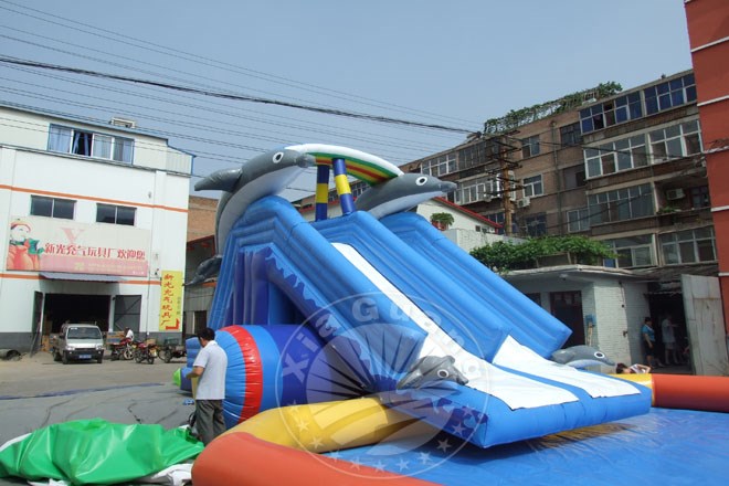 七星充气大滑梯